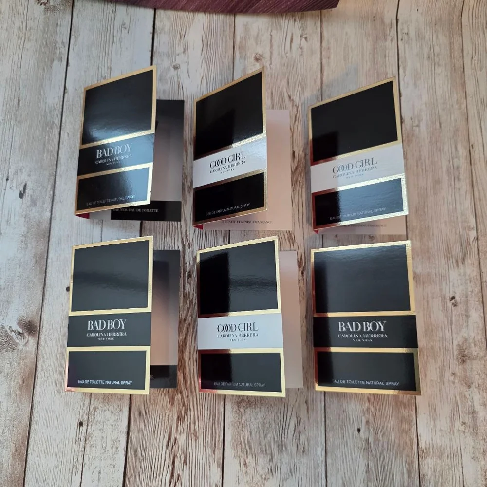 6× Carolina Herrera Fragrance Samples set